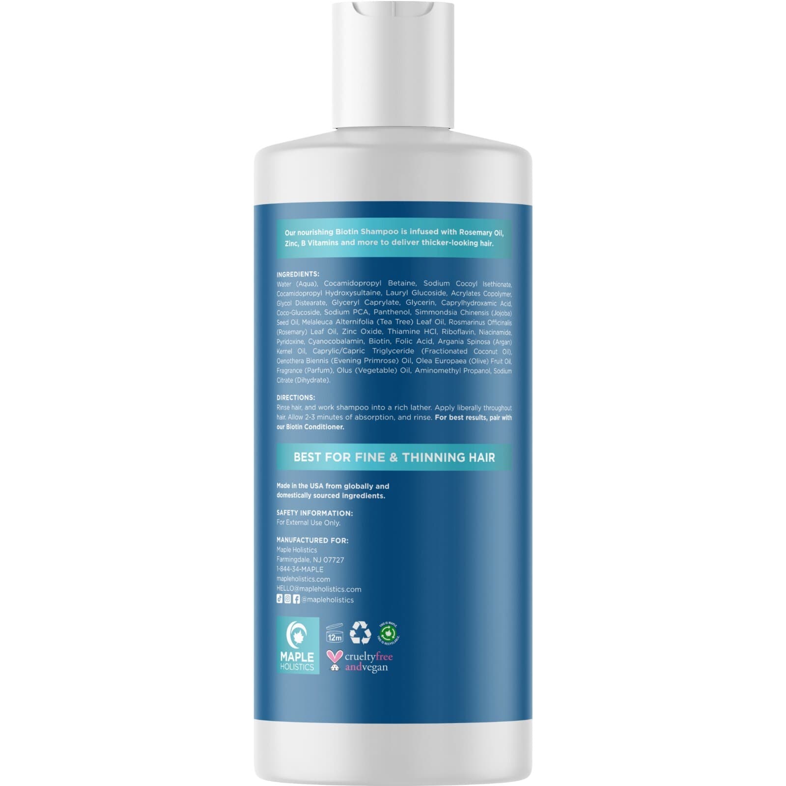 Biotin Hair Shampoo for Thinning Hair 2
