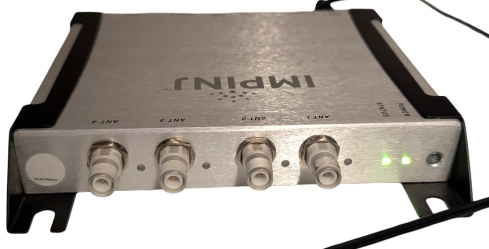 Impinj Speedway R420 4 Port UHF RFID Reader with PSU Coax Cables Powers On 2