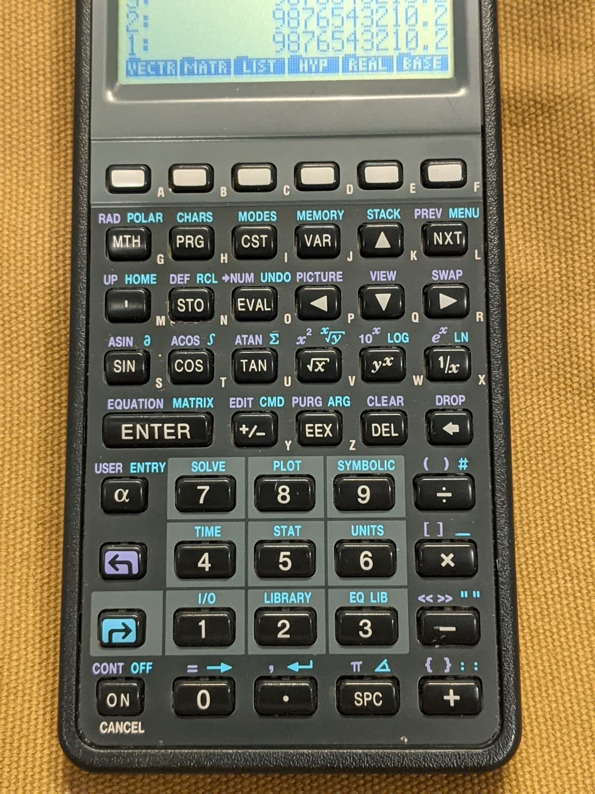 HP 48G+ Graphing Scientific Calculator Gray 128K RAM Excellent! 4