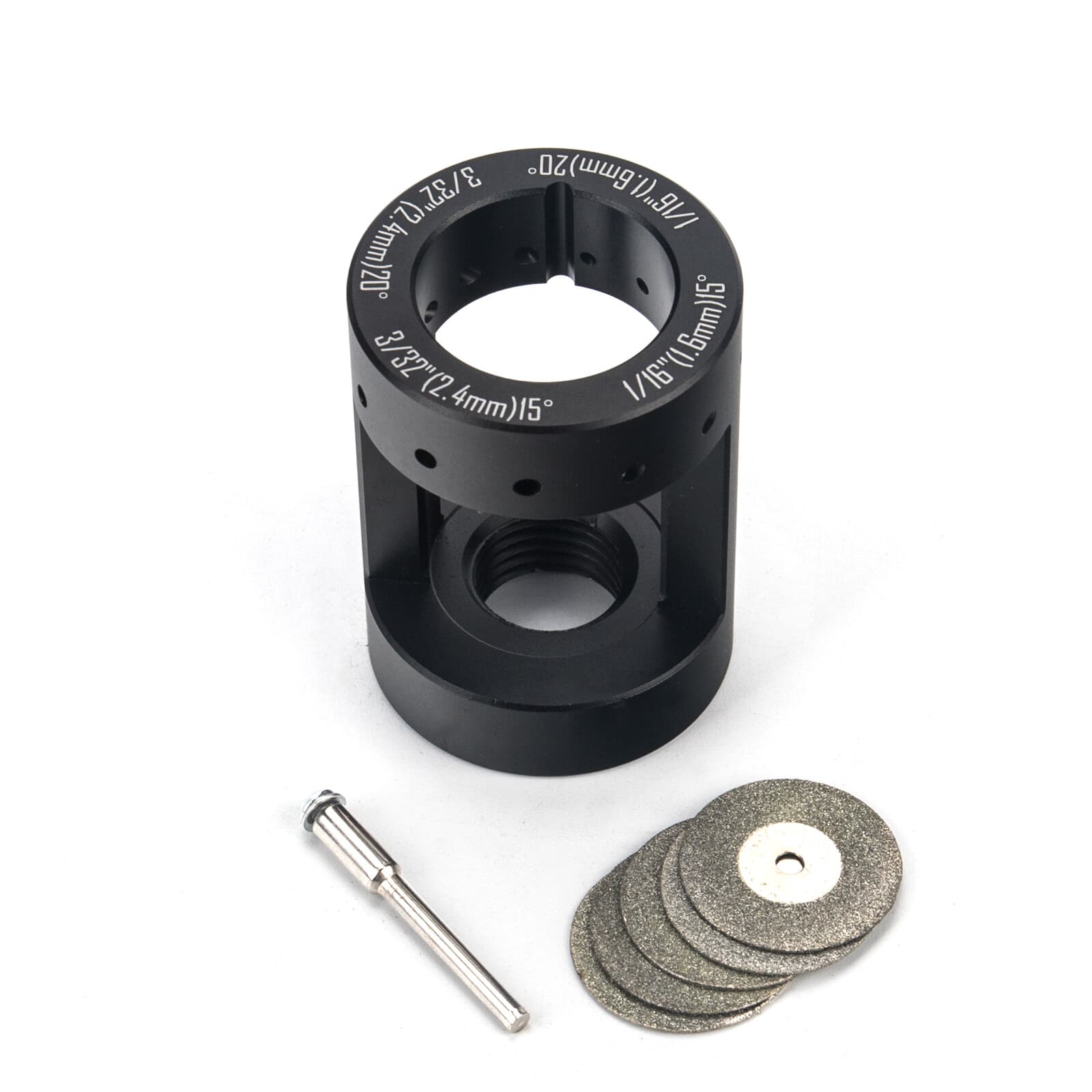 Tungsten Electrode Sharpener & Grinder Multi-Angle Offsets Tool For TIG Welding 3