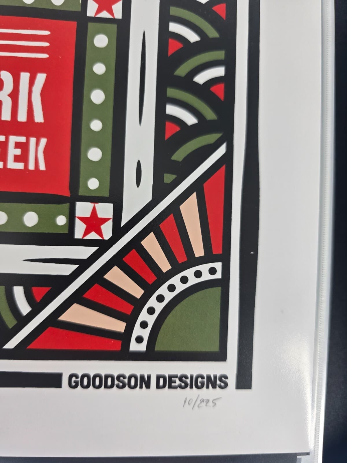 Eric Church The Outsiders Revival Tour Poster 8/4/23 Raleigh NC 10/225 2