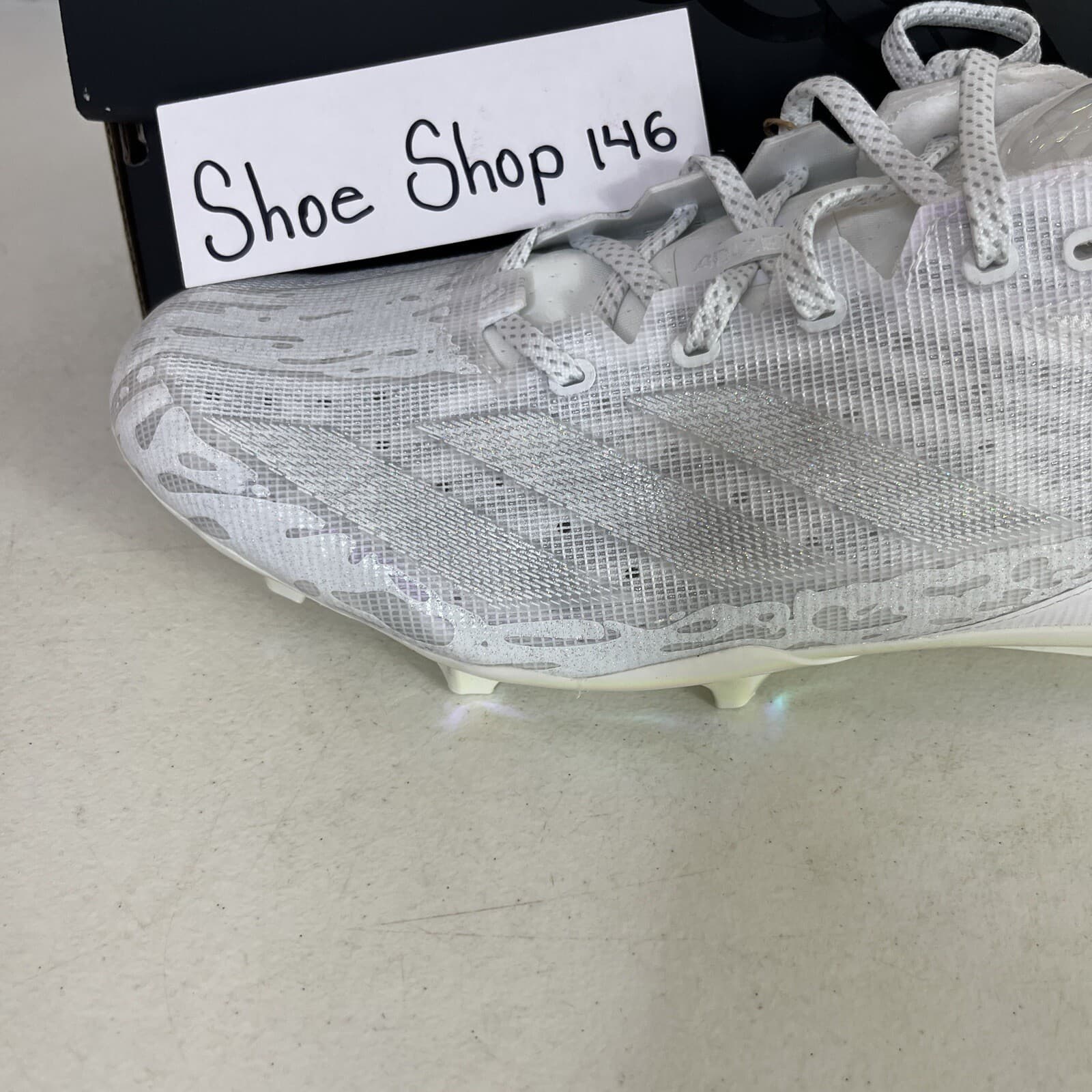 Adidas Adizero Electric Speed Juice Pack Size 11.5 Football Cleats White IE4413 2