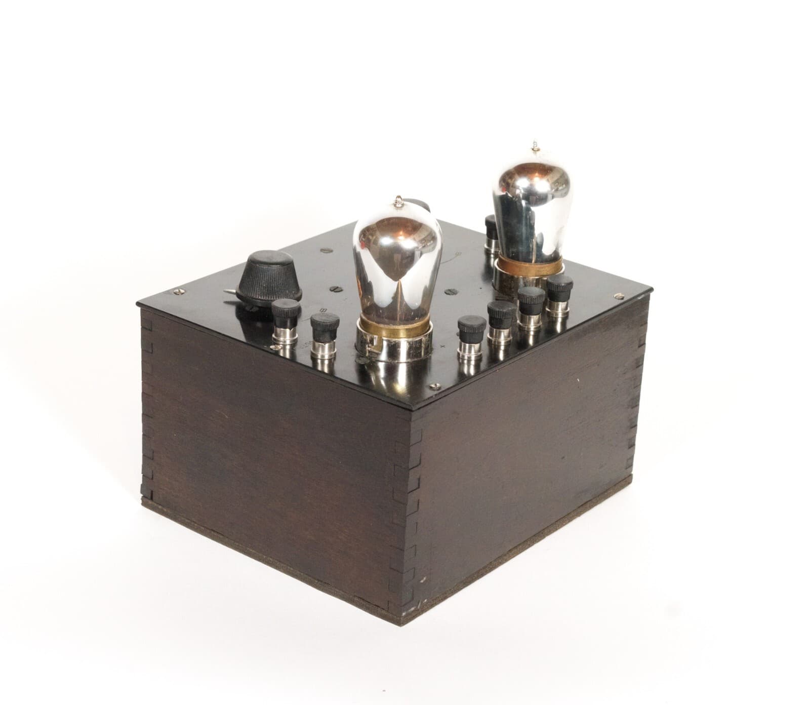 1922 Telmaco BA Two-Stage Amplifier w/Orig. Transformers & Good BB Tipped Tubes 3