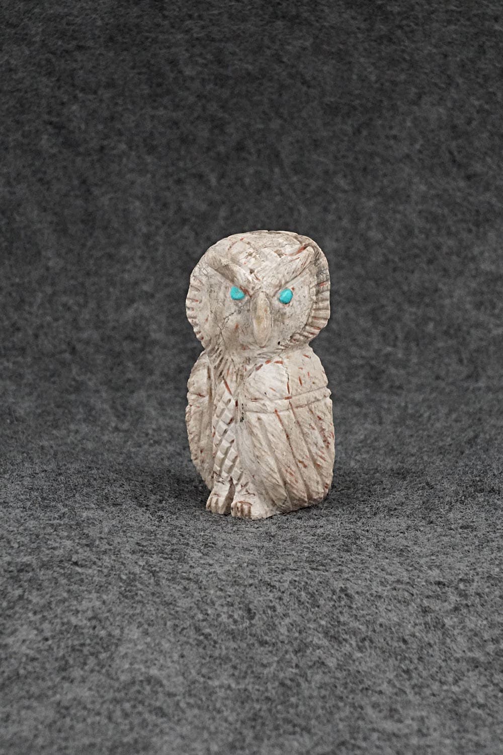 Owl Zuni Fetish Carving - Jonas Hustito