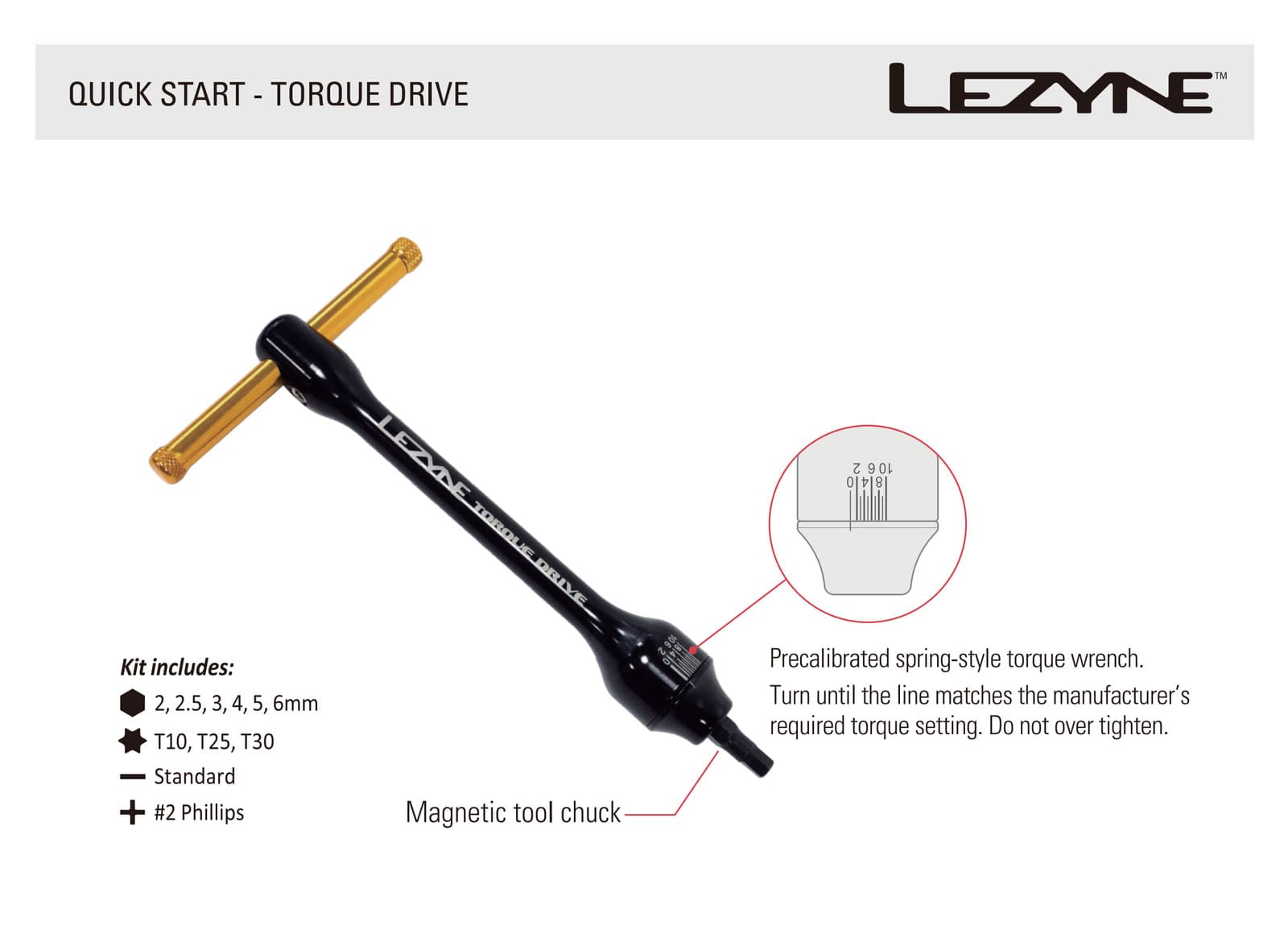 Lezyne x 3T Compact Torque Wrench Multi-Tool Kit 4