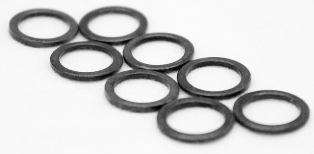 8 Skateboard Truck Axle Washers (Speed Rings) for Speed and Bearing Performance