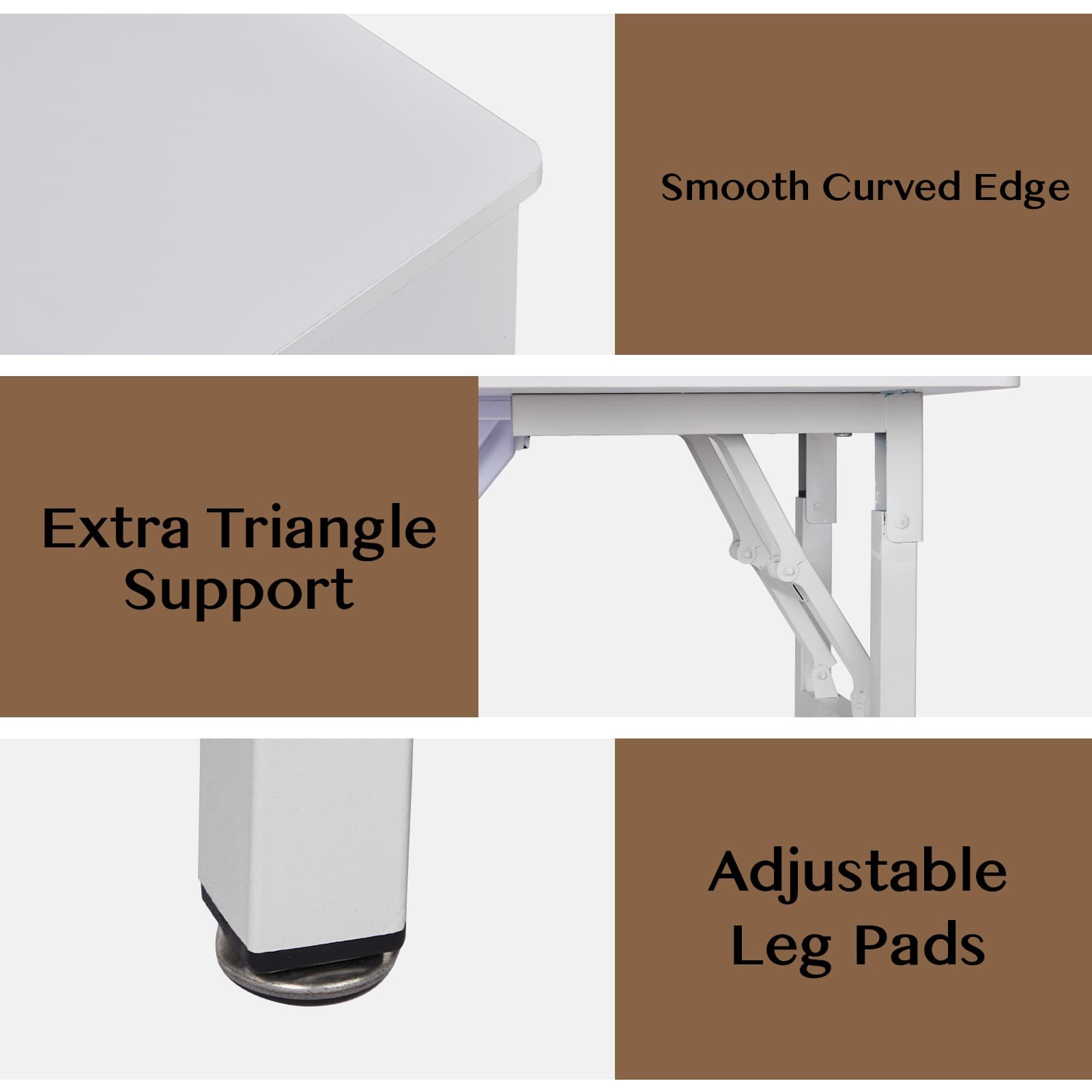 Foldable Manicure Table Nail Table Nail Desk Station w/ Electric Dust Collector 6