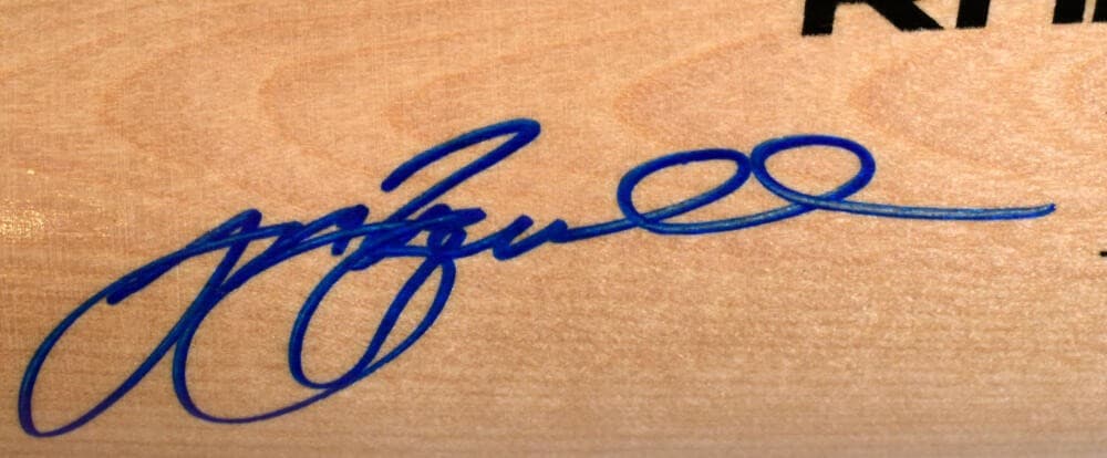 Craig Biggio Jeff Bagwell Autographed Blonde Rawlings Pro Baseball Bat- Tristar 2