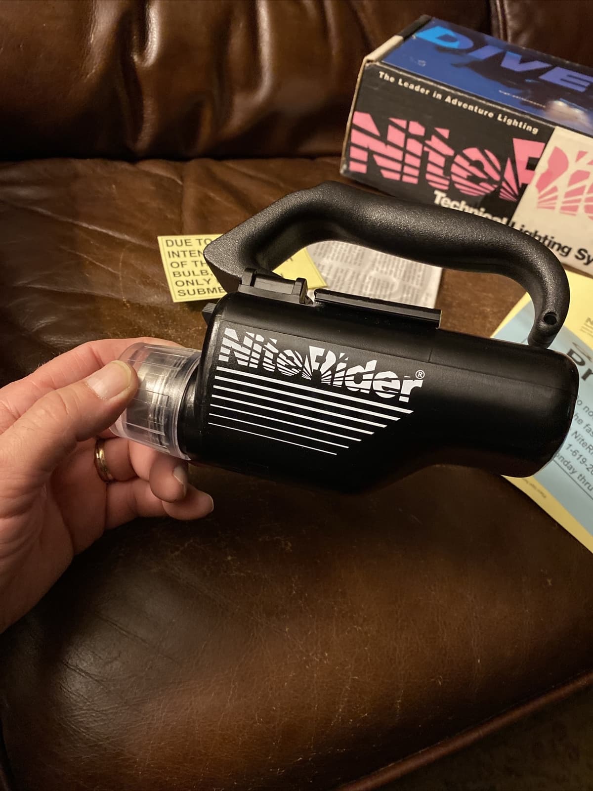 Niterider Technical Lighting Systems Under Water Dive Light Sea Torch 7079 NOS 6