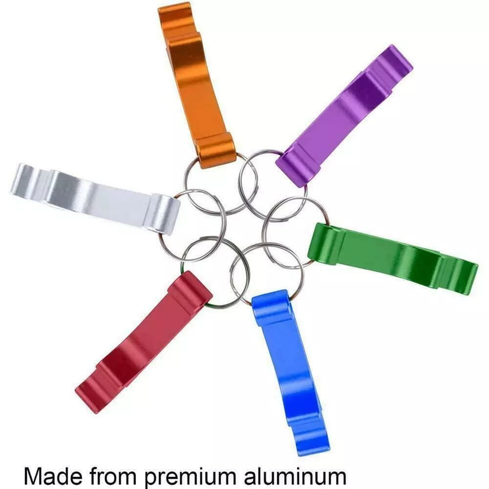 2Pcs Portable Beer Bottle Opener Keychain - Aluminum Can Claw, Bar Tool 5