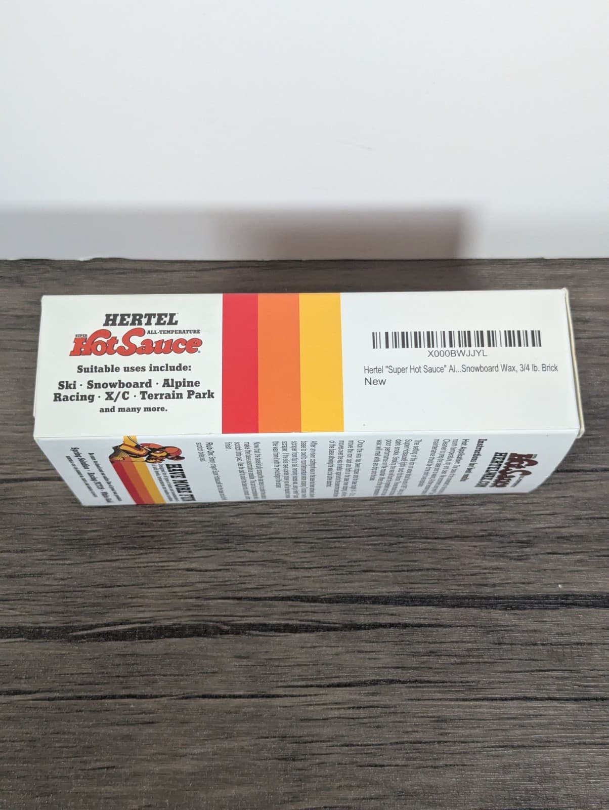 Hertel Super Hot Sauce Wax for Snowboarding, Skiing, XC Used High Temperature 3