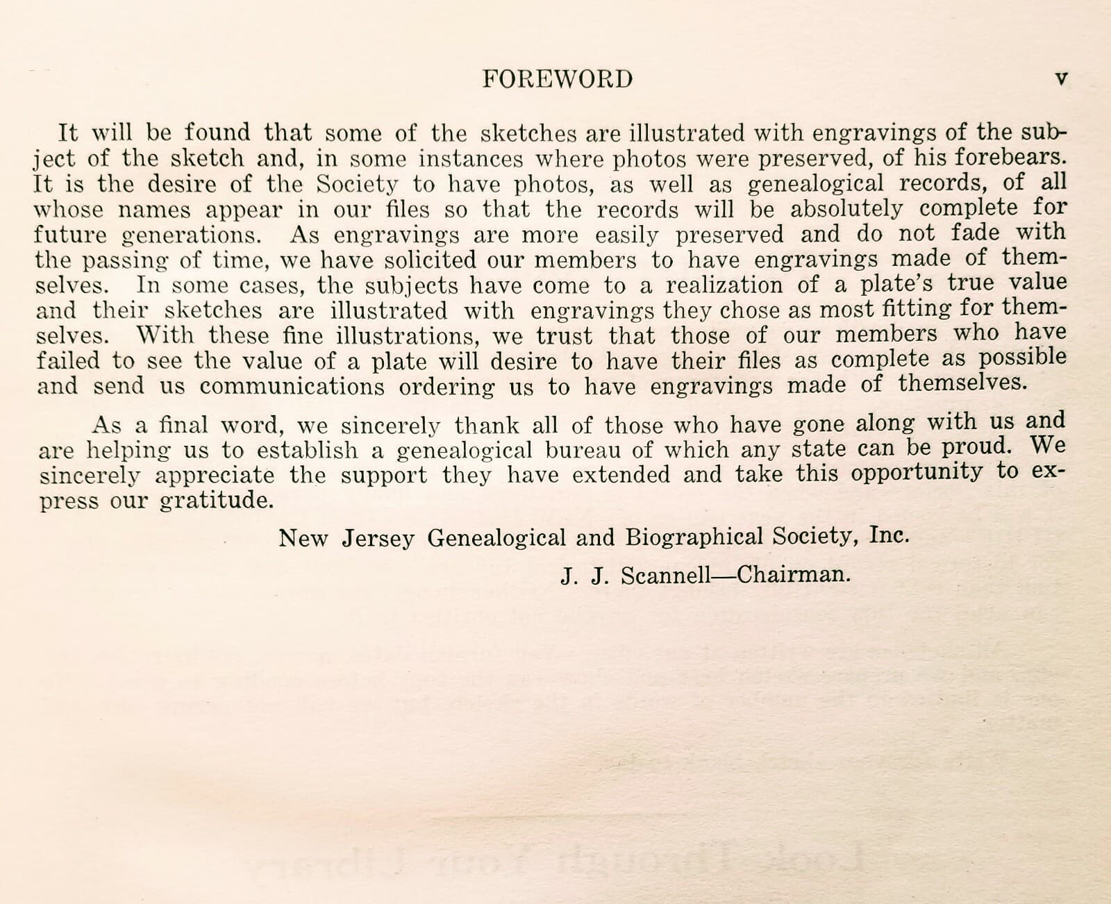 WADE HILL ADAMS 1923 New Jersey First Citizens Steel-Plate Engraving Portrait 6