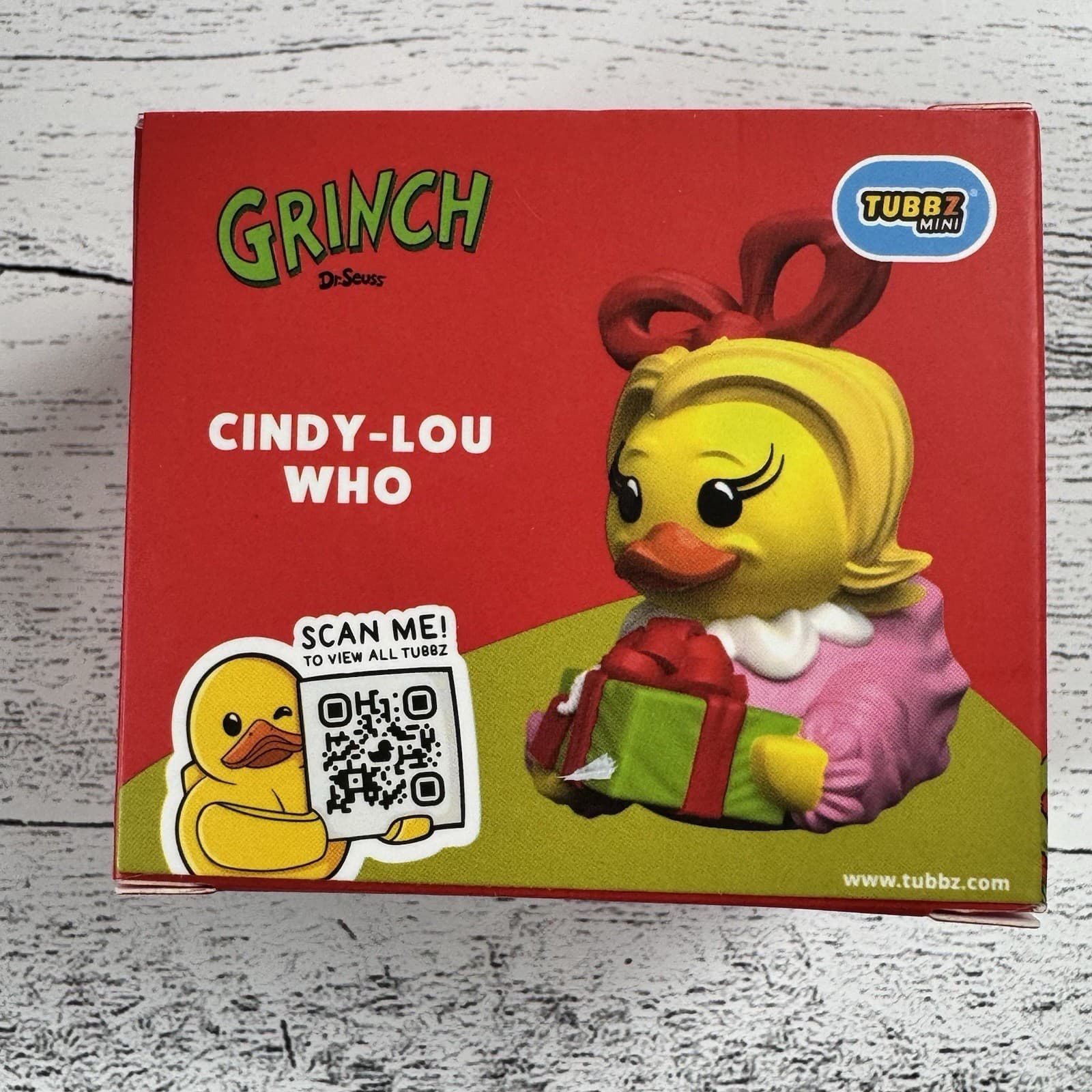 TUBBZ Cosplaying Ducks Cindy-Lou Who Duck New In Box 3