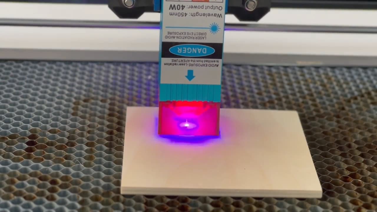 40W LaserCutter Module 450nm TTL For Laser Engraving Cutting Machine DIY Tools 2