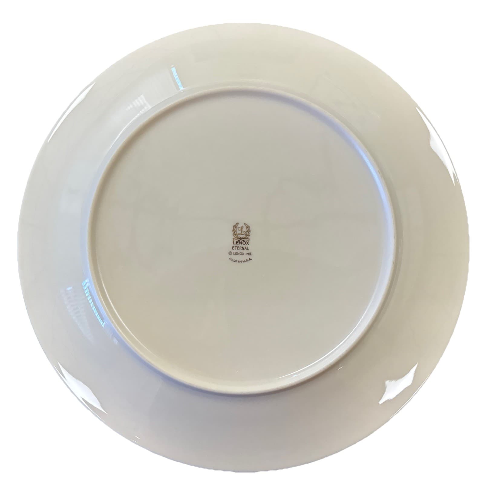 Lenox Eternal 5 Piece Place Setting(s) Ivory with Gold Trim USA Made Excellent 5