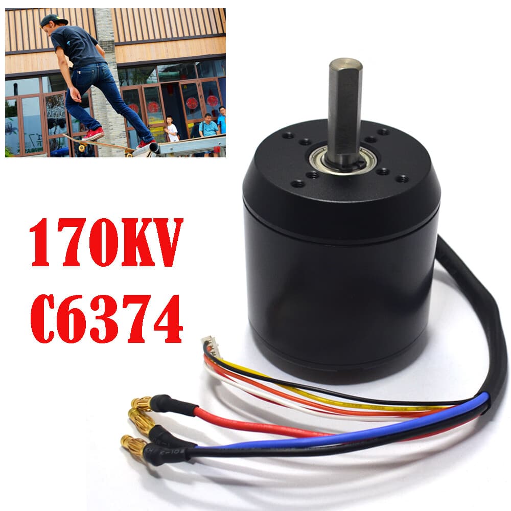 2900W C6374 Efficience Brushless Motor For Electric Skateboard Longboard Parts 2