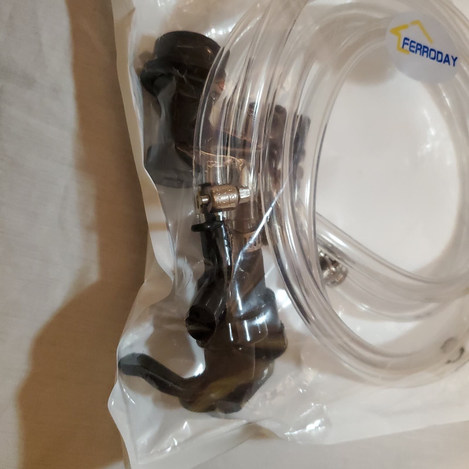 FERRODAY Ball Lock Keg Disconnect 2 pairs of ball lock keg fittings. New In Bag 4