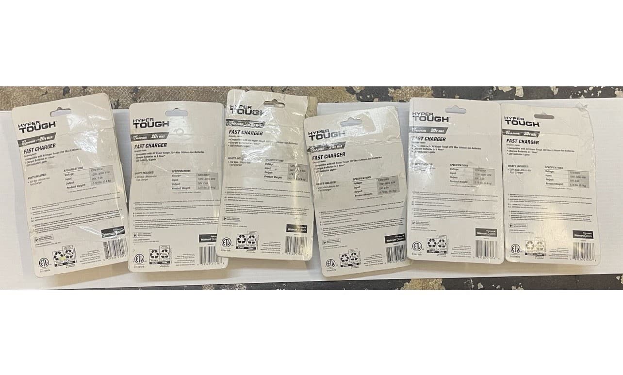 Hyper Tough 20V Lithium-Ion Fast Battery Charger Open Box for 20V Tools 5