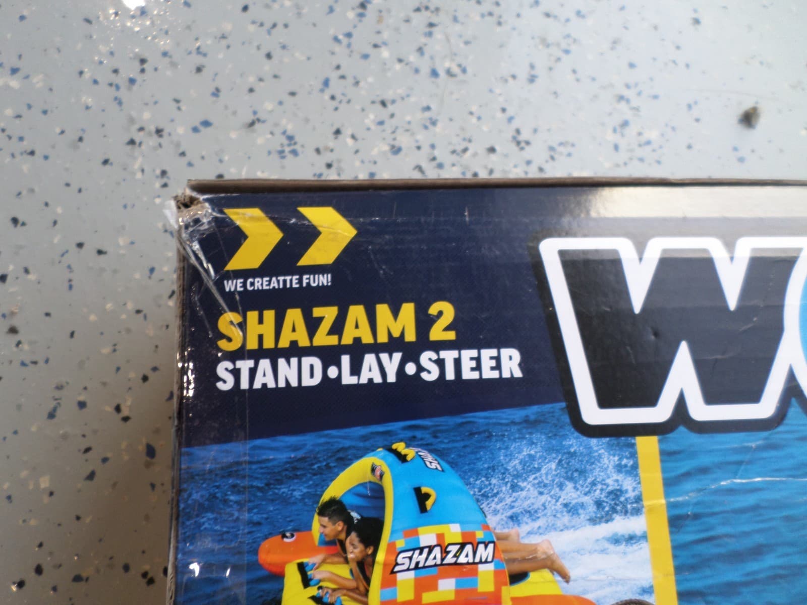 WOW Sports Shazam 2 Towable Tube  1 to 2 Person Towable - Standing Boat tube NEW 5