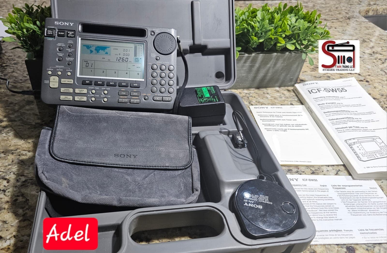 Sony ICF-SW55 Radio Recapped & Upgraded By Adel USA In The Mint Condition 3