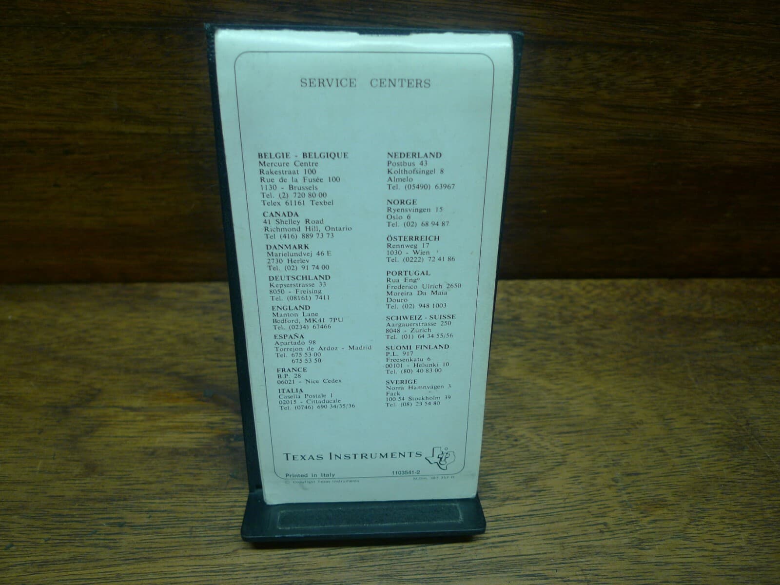 TI-45 MANUAL RARE VINTAGE CALCULATOR ACCESSORY 2