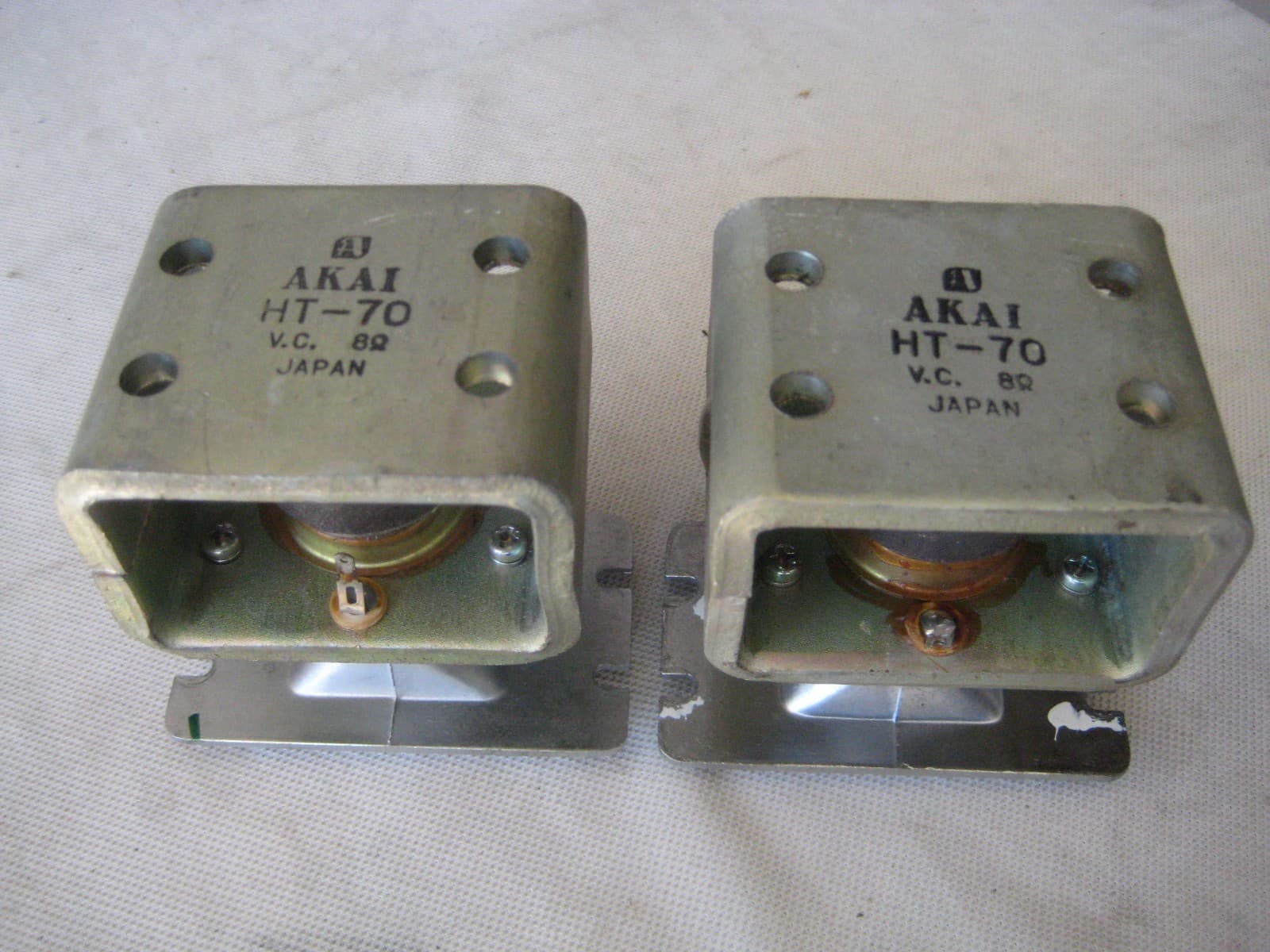 Akai HT-70 alnico horn tweeters, 8 ohm, tested, working