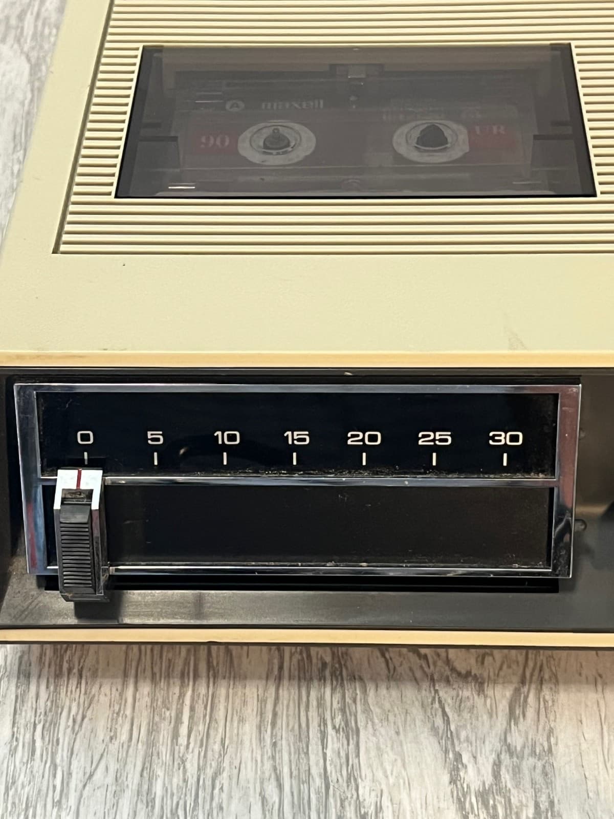 Lanier Edisette 1977 VTG Dictation Machine Tape Recorder W/ Foot Pedal Works 4