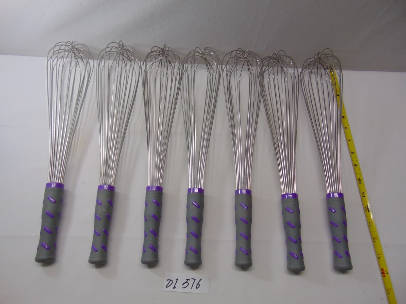 Vollrath  16" French Whip Whisk Stainless Steel NSF Silver Large Lot of 7 2