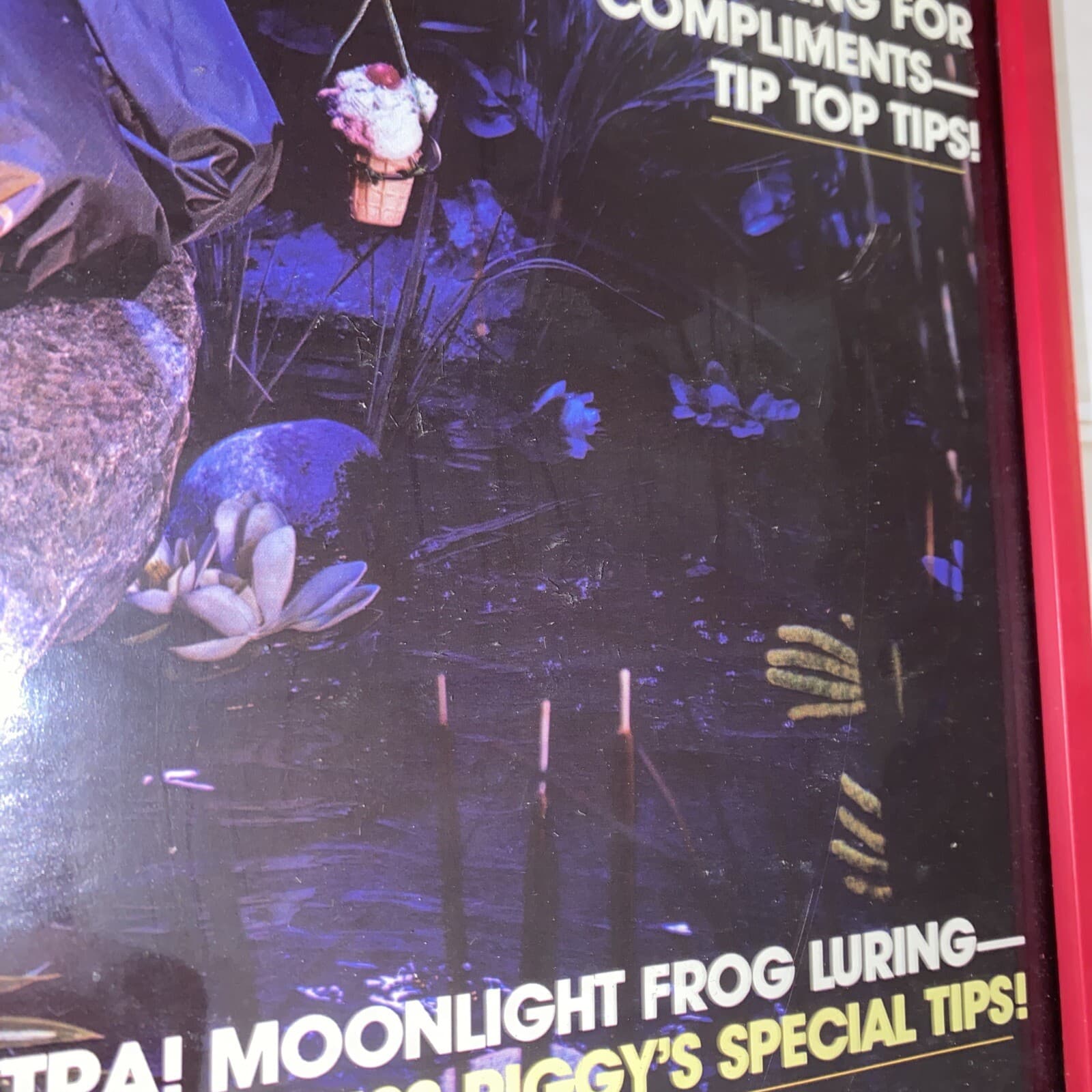 Vintage Framed Miss Piggy Faux Field & Stream Magazine Cover The Muppets Kermit 4