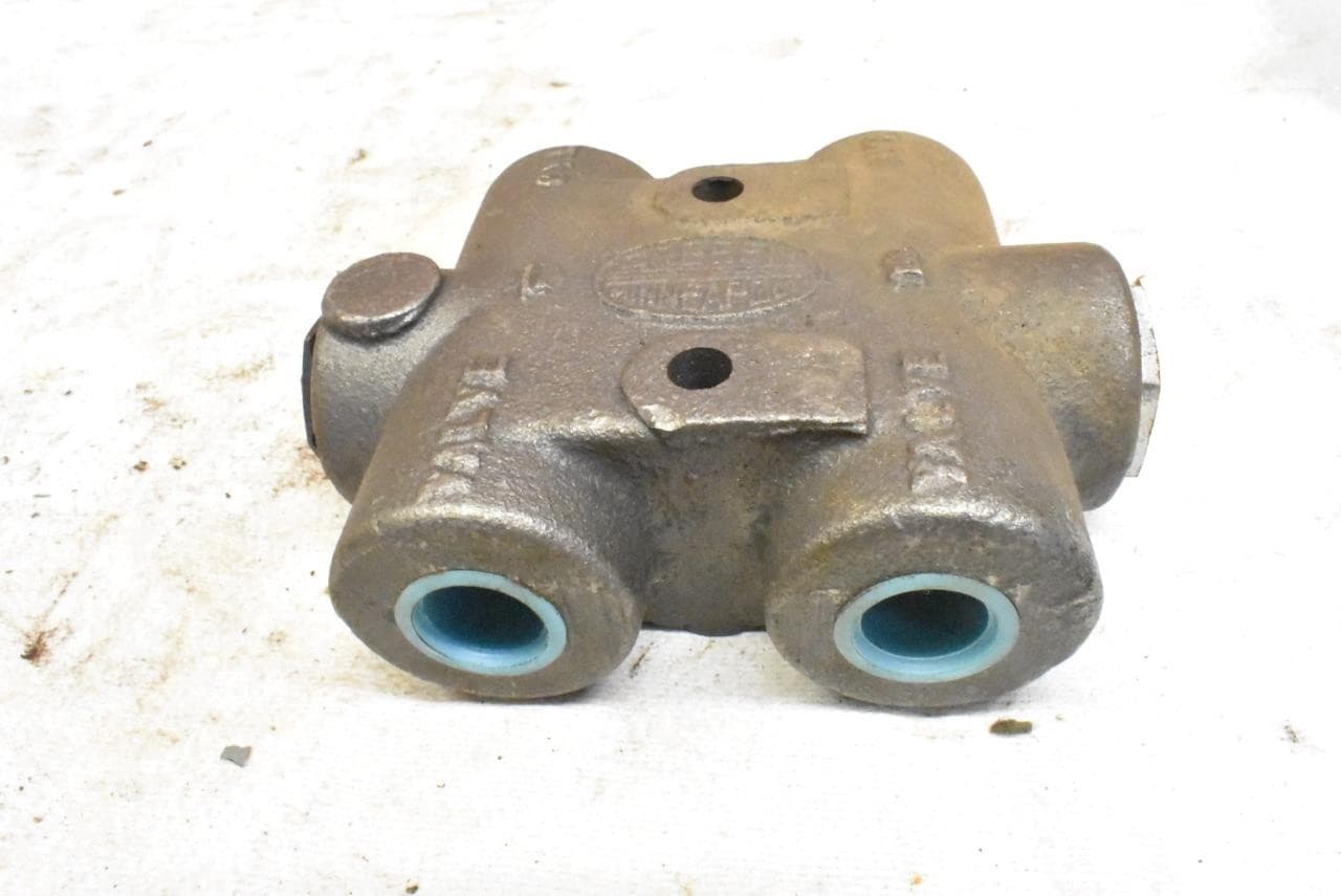 Parker Gresen Hydraulic Double Pilot Operated Check Valve NPT 210 Nice NOS 4