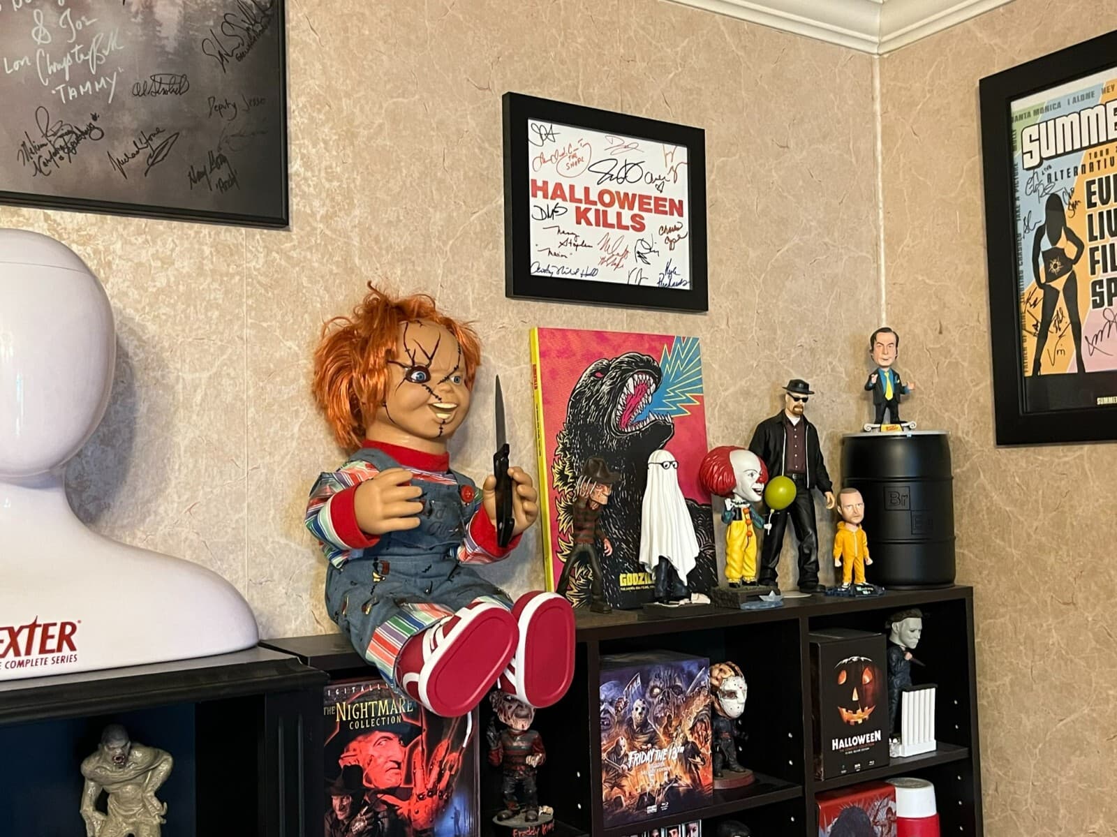 Halloween Kills Title Card Signed- 8.5x11- Autograph Reprints- Michael Myers 4