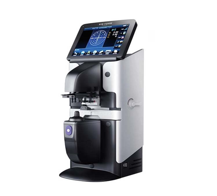 7'' Touch Screen  Digital Auto Lensmeter Lensometer Focimeter Lens Meter Printer