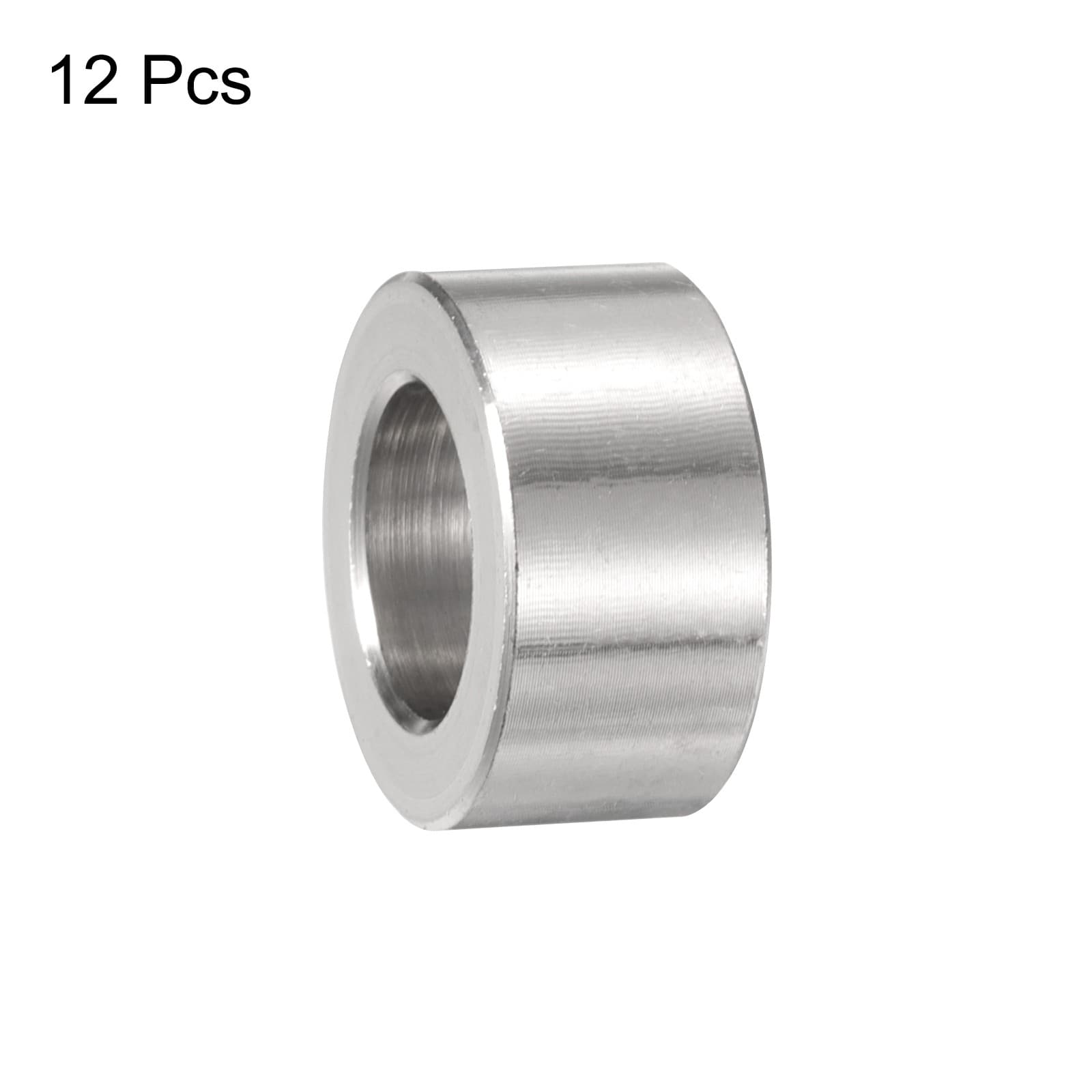 12pcs Stainless Steel Spacer 12mm Bore x 20mm OD x 10mm Length 3