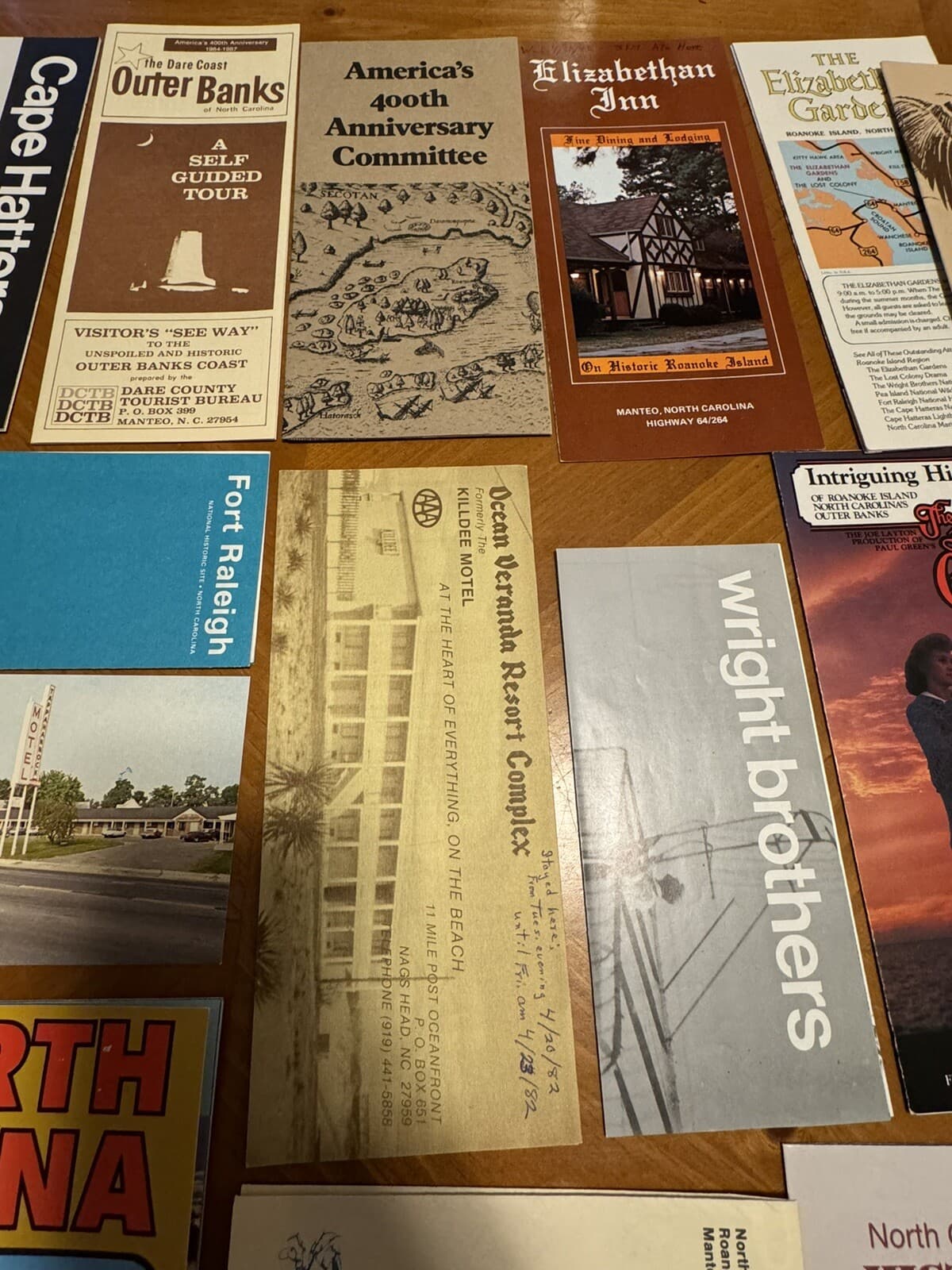 NC Outer Banks Cape Hatteras 1982 Travel Brochure North Carolina Coast Ephemera 6