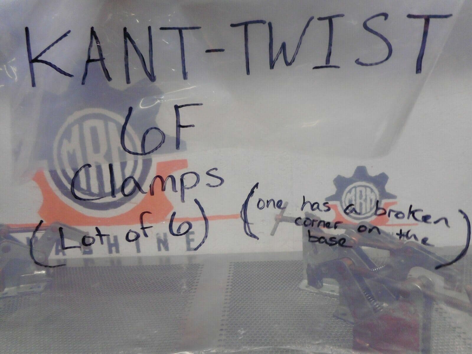 KANT-TWIST 6F Clamps Used With Warranty (Lot of 6) 2