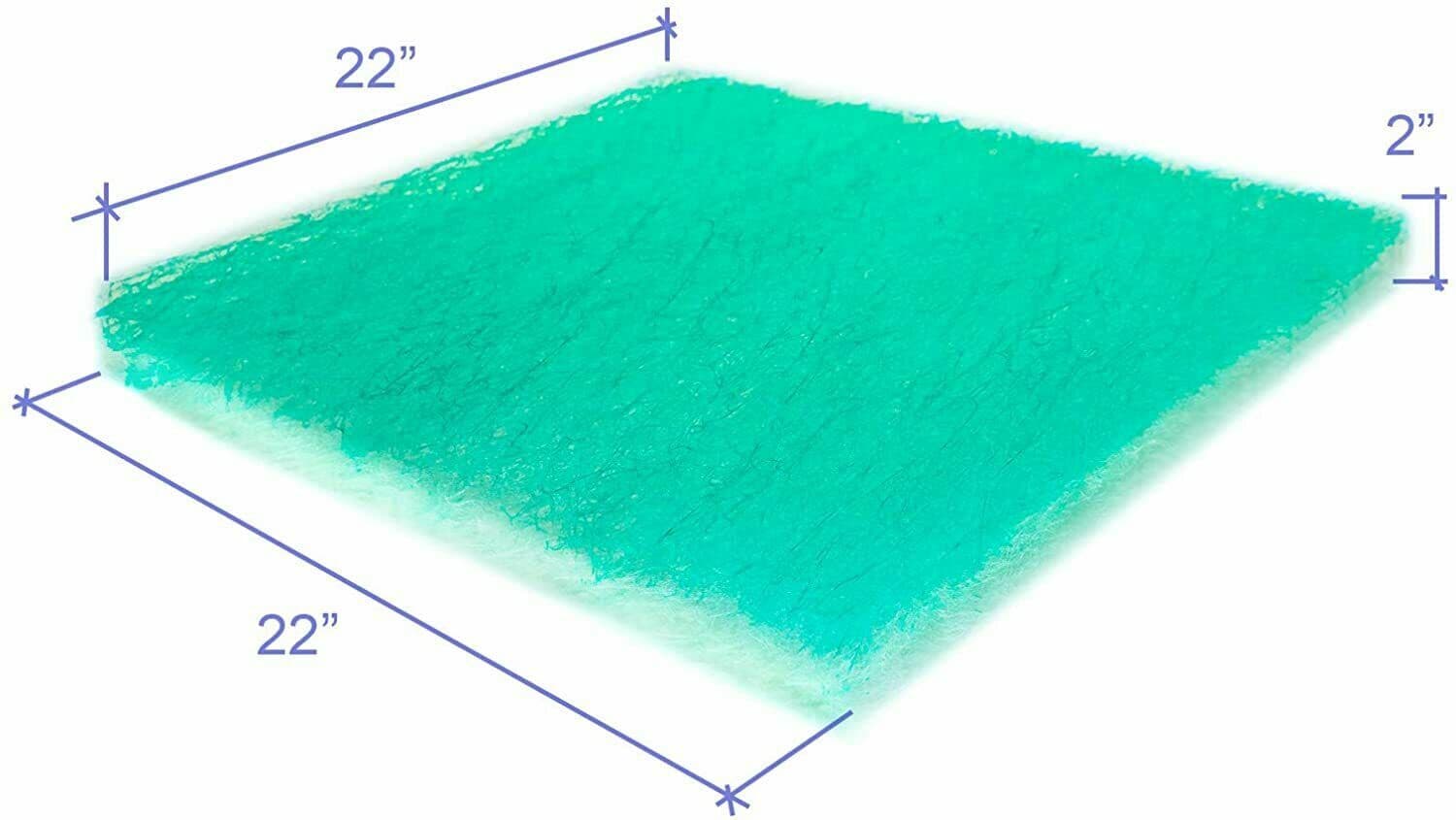 Paint Spray Booth Exhaust Filter 20"x20"x2" 100/Case Bodyshop 3