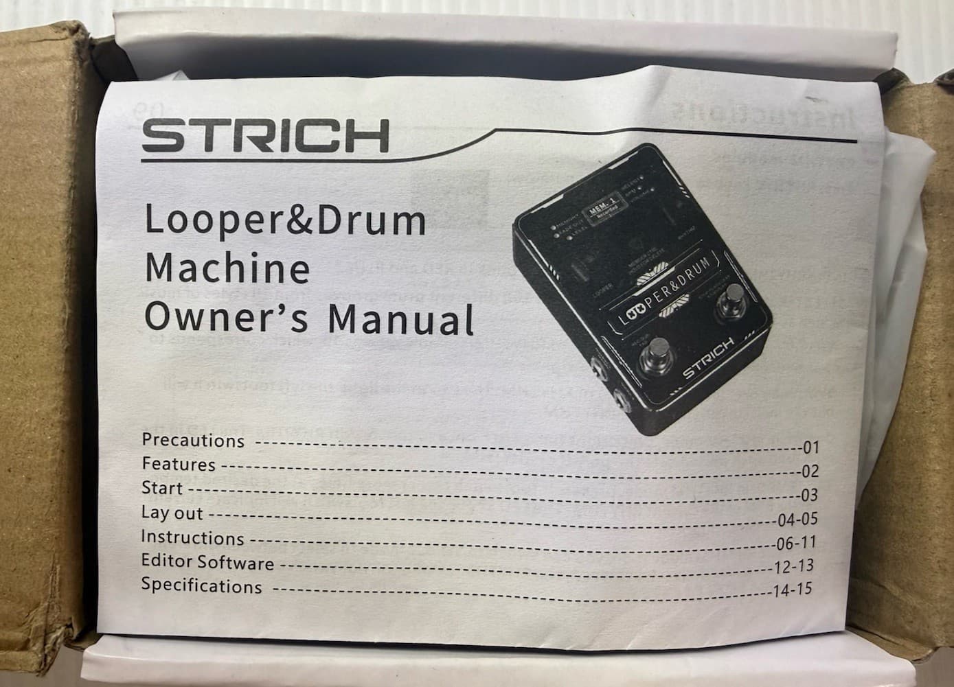  Stereo Looper Pedal Guitar Pedal with Built-in Drum Machine, 100 Diverse Drum  2