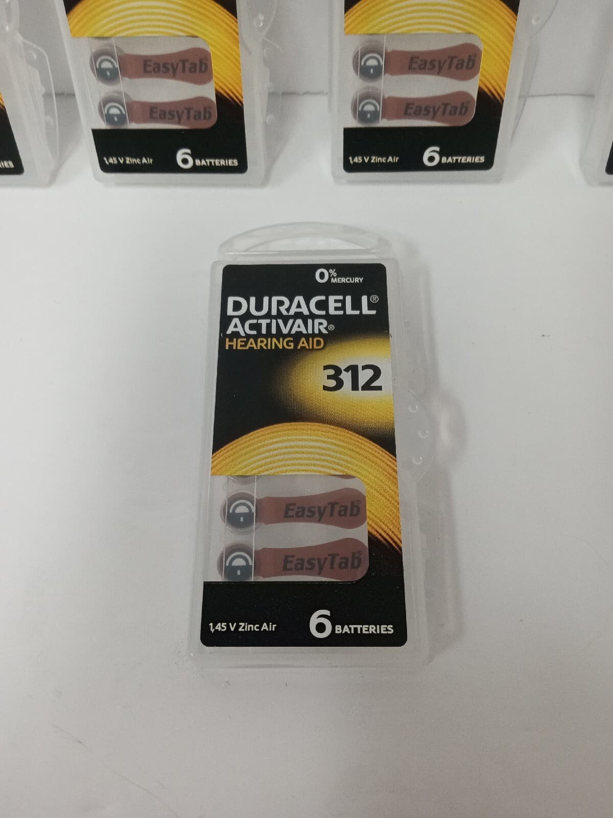 Duracell 312 Hearing Aid Batteries Lot of 28 4