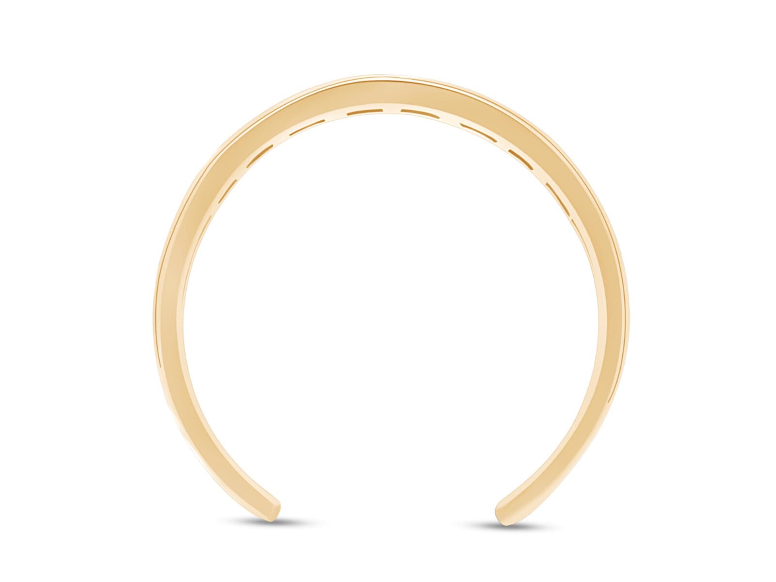 1/7ct Natural Round Diamond Adjustable Toe Band Ring in 14K Yellow Gold 5