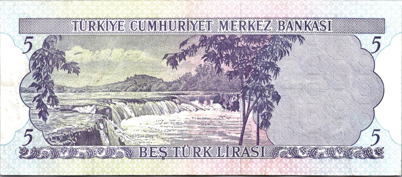 Turkey 5 Lira 1966-1969 UNC Pick 17A 2