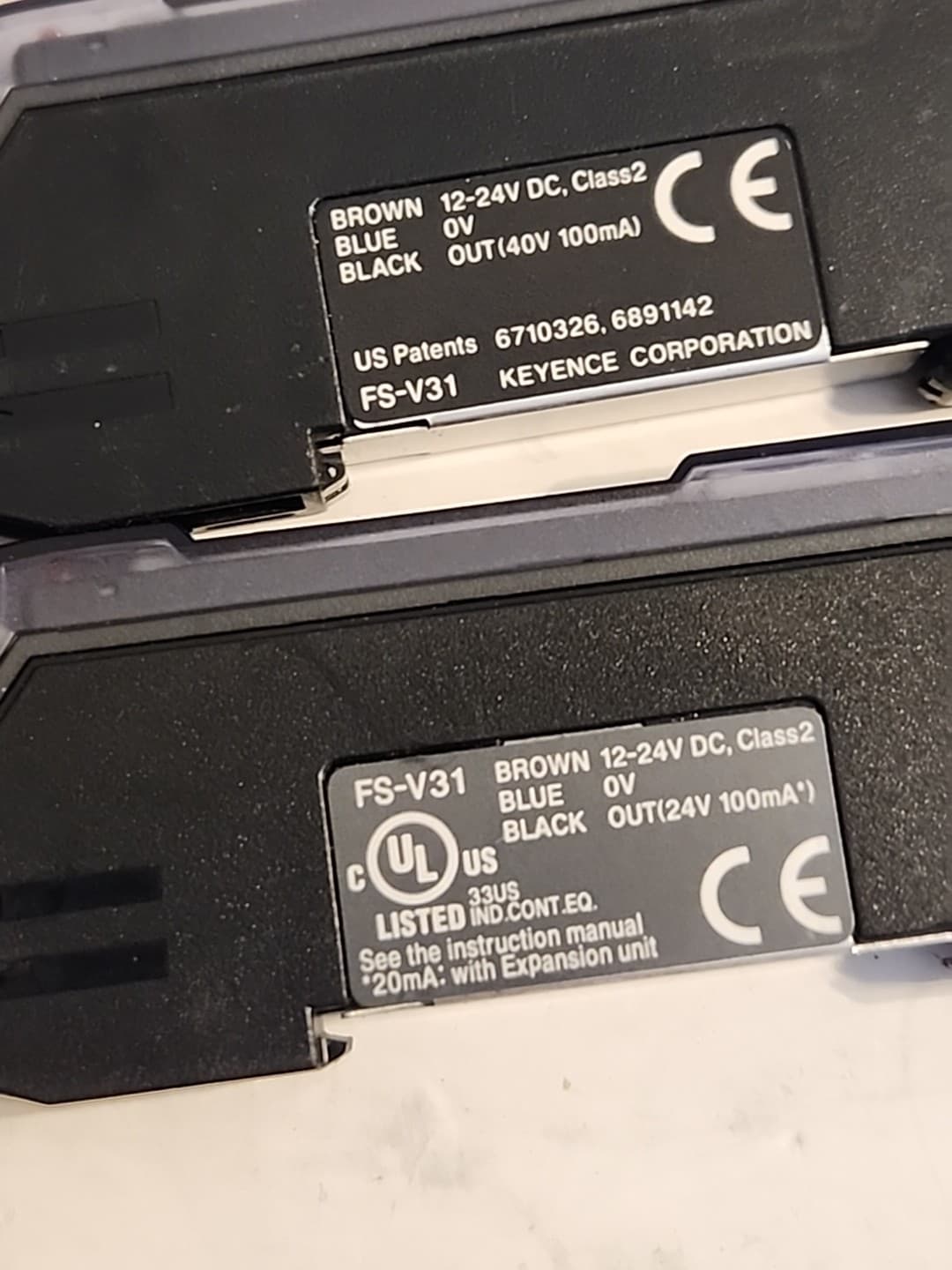 [Lot of 2] Keyence FS-V31 Fiber Optic Sensors - Free Shipping  3