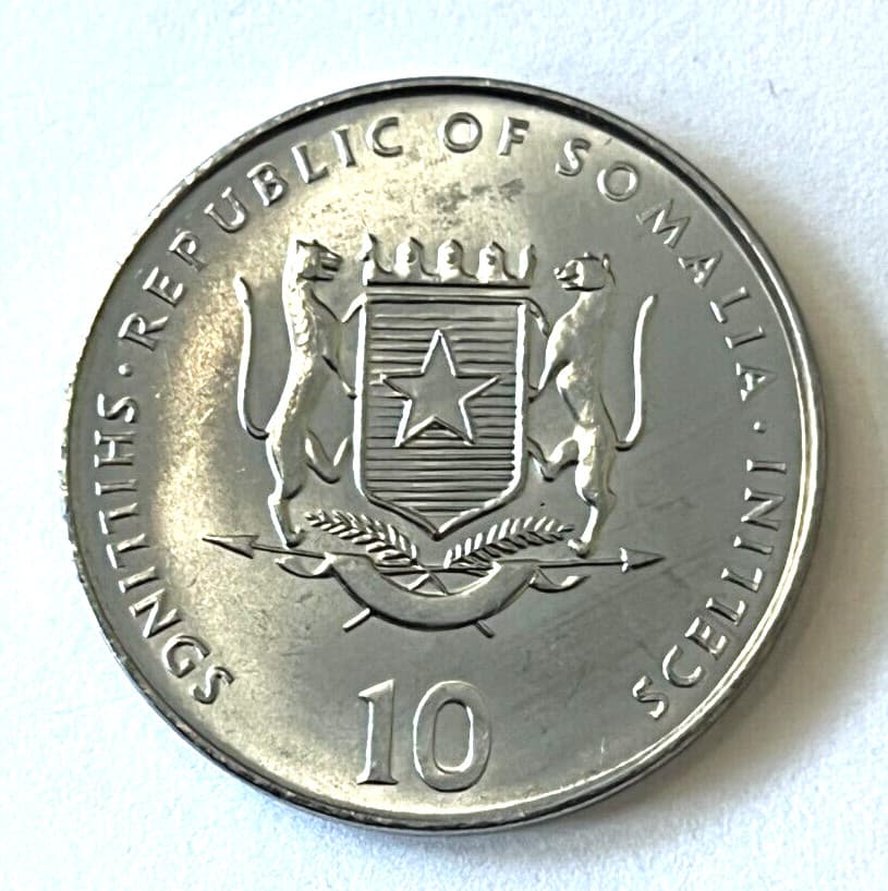 2000 Somalia 10 shillings Coin Bunny Rabbit Africa Animal Wildlife 2