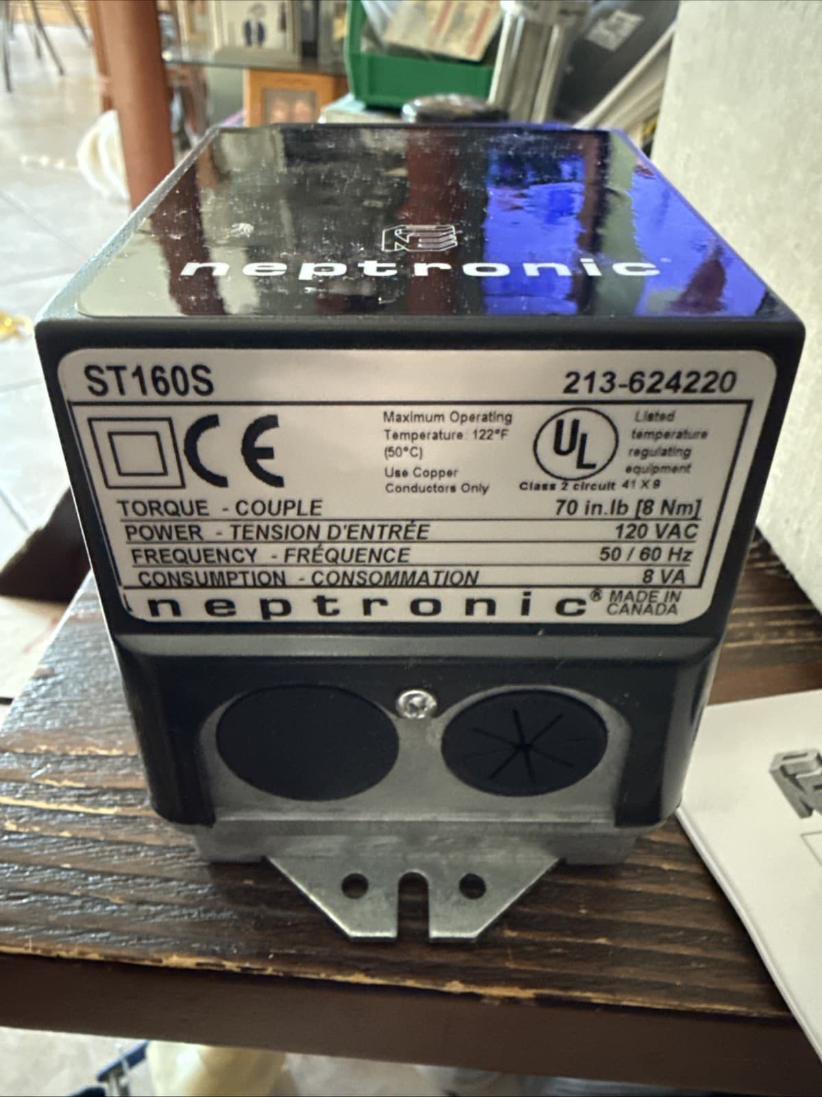 NEPTRONIC ST160S Actuator 70 in.lb 110 to 130 Vac On/Off or floating 4