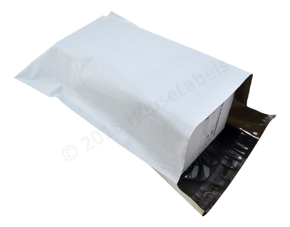 10x13 - #4 POLY MAILERS - (100) Bags - Houselabels - 2.35 MIL Shipping Envelopes 4