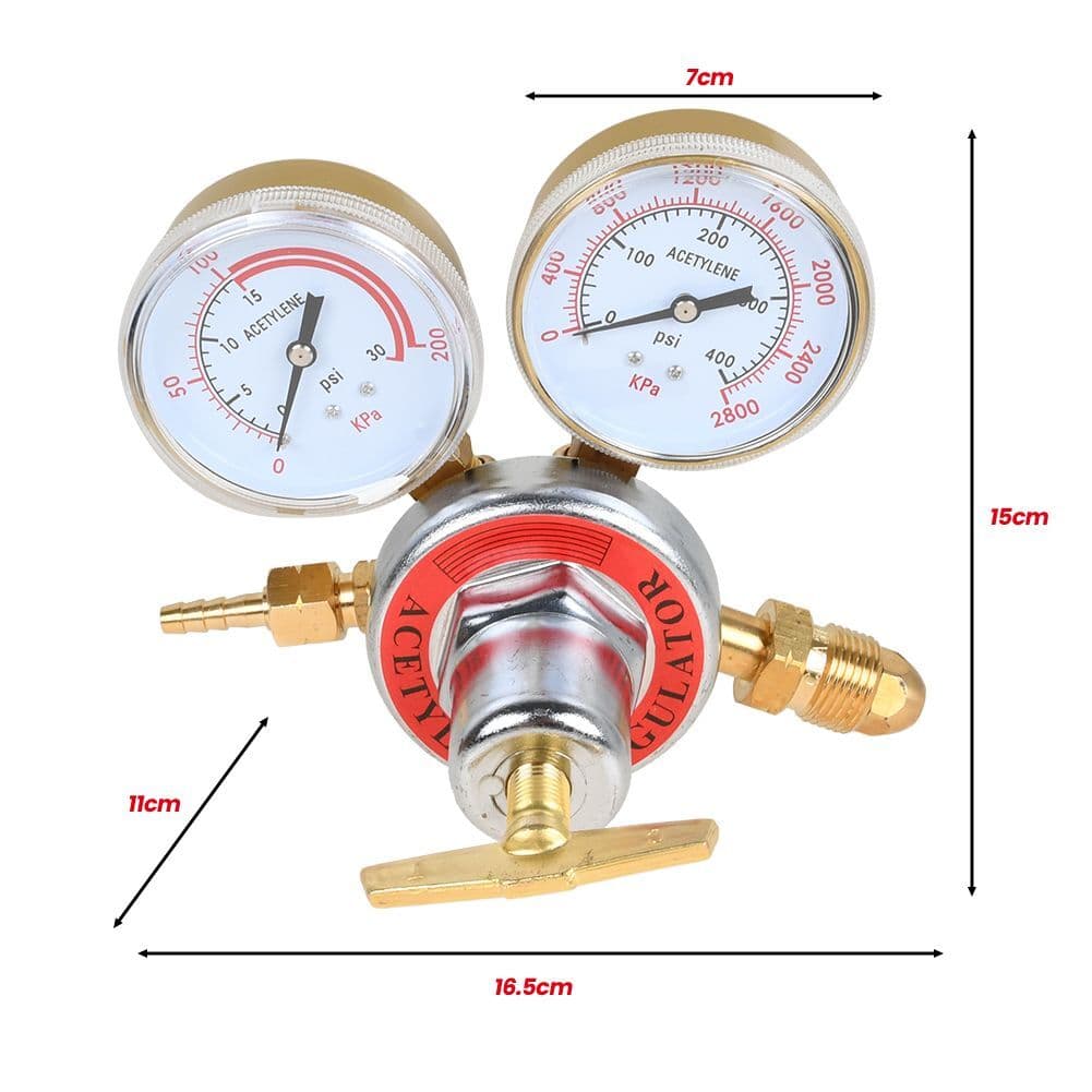 Oxygen Regulator & Acetylene Gas Regulator Victor Welding Cutting Torch Gauge 4