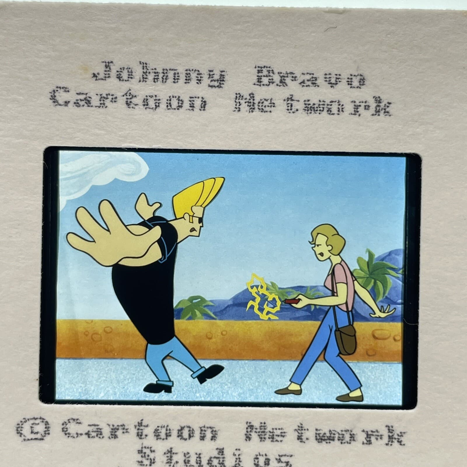 Johnny Bravo 35mm Slides Animated TV Series Publicity Promo Vtg Lot of 3 2