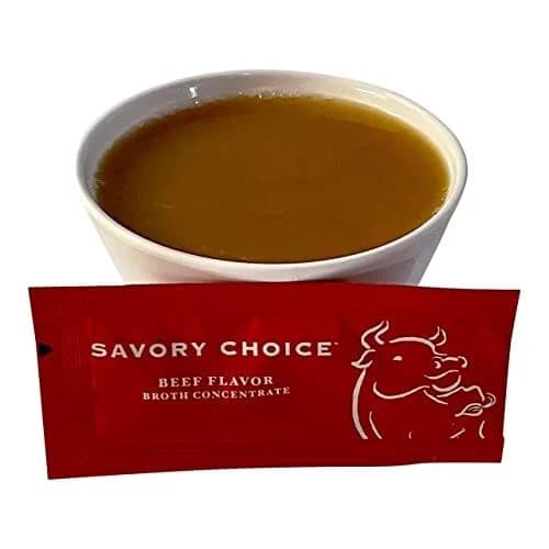 Savory Choice Reduced Sodium Beef Broth Concentrate 50 Stick Packs 9.6g Each ... 3