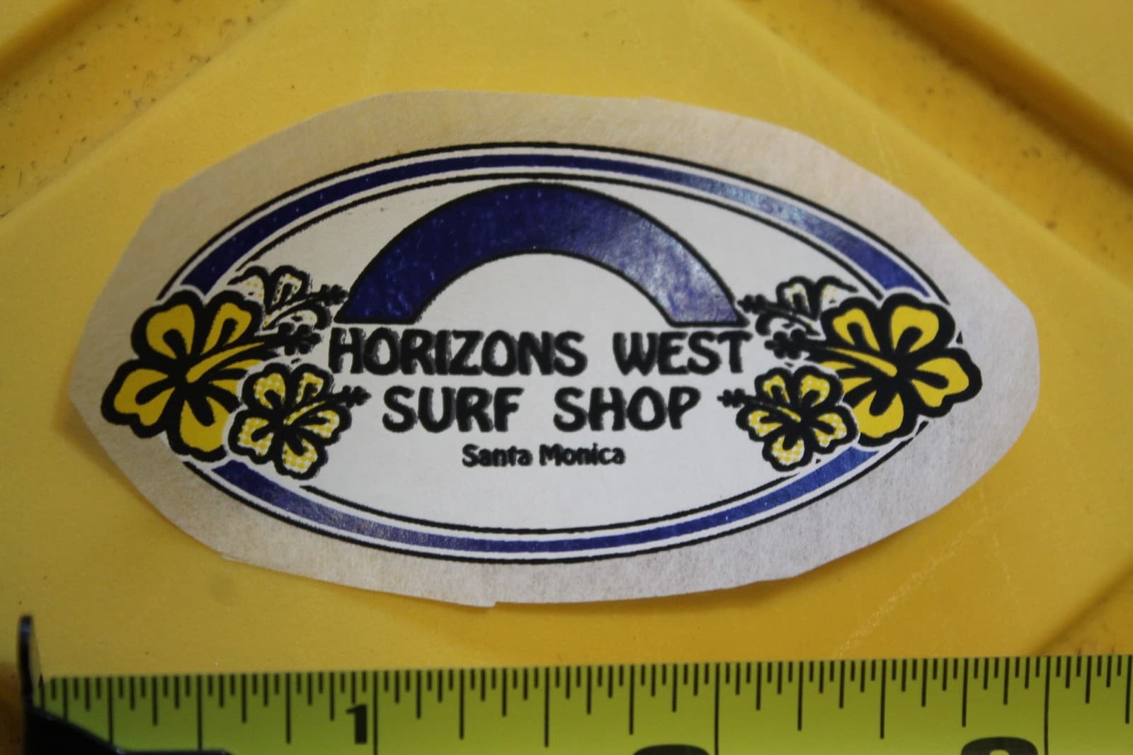 HORIZONS WEST Santa Monica Surf Shop Dogtown Z-Boy Nathan Pratt Laminating Decal 2