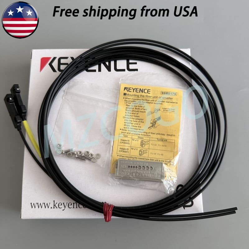 For Keyence FU-E11 FUE11 Photoelectric Fiber Optic Sensor Wide Area Transmissive 3