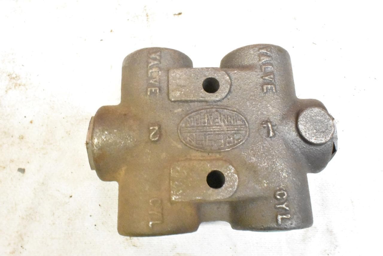 Parker Gresen Hydraulic Double Pilot Operated Check Valve NPT 210 Nice NOS 2